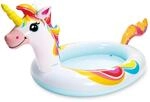Planschbecken Einhorn mit Spr&uuml;hfunktion 245 cm