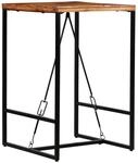 vidaXL Bartisch Altholz Massiv 70x70x106 cm