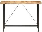 vidaXL Bartisch 150x70x107 cm Raues Mangoholz