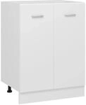 vidaXL Unterschrank Wei&szlig; 60x46x81,5 cm Holzwerkstoff