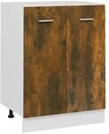 vidaXL Unterschrank R&auml;uchereiche 60x46x81,5 cm Holzwerkstoff