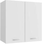 vidaXL H&auml;ngeschrank Wei&szlig; 60x31x60 cm Holzwerkstoff