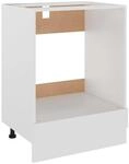 vidaXL Herdumbauschrank Wei&szlig; 60x46x81,5 cm Holzwerkstoff