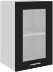 vidaXL H&auml;ngeglasschrank Schwarz 40x31x60 cm Holzwerkstoff