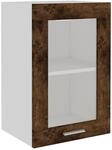 vidaXL H&auml;ngeschrank Glas R&auml;uchereiche 40x31x60 cm Holzwerkstoff