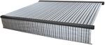 MCW Kassetten-Markise H124 Volant Ausfahrbar 5x3m Polyester Grau/Wei&szlig; Anthrazit