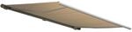 MCW Elektrische Kassettenmarkise H27 6x3m Polyester Creme Rahmen Wei&szlig;