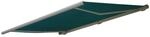 MCW Elektrische Kassettenmarkise H122 4x3m Polyester Blau-gr&uuml;n Rahmen Grau
