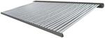 MCW Elektrische Kassettenmarkise H122 4x3m Polyester Grau/Wei&szlig; Rahmen Grau
