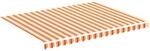 vidaXL Markisenbespannung Gelb und Orange 4x3 m 312017