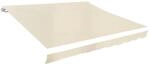 vidaXL Markisenbespannung Canvas Creme 4x3 m ohne Rahmen 141014