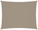 vidaXL Sonnensegel Oxford-Gewebe Rechteckig 6x7 m Taupe 135442
