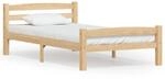 vidaXL Massivholzbett Kiefer 90x200 cm649475