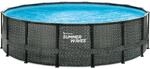 Summer Waves Rundpool 488 cm x 122 cm Rattangrau