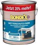 Bondex Wetterschutz-Farbe RAL 7016 Anthrazitgrau - 3, reicht f&uuml;r ca. 27 m&sup2;