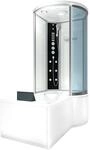 AcquaVapore Kombination Badewanne Dusche K55-L03-EC Duschtempel 170x100