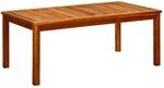 vidaXL Garten-Couchtisch 110x60x45 cm Massivholz Akazie 316401