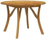 vidaXL Gartentisch &Oslash; 110 cm Massivholz Akazie 363303