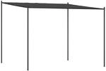 vidaXL Pavillon Anthrazit 3x3 m 180 g/m2 Stoff und Stahl