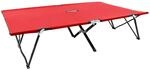 vidaXL Doppelliege Klappbar Rot Stahl 47761