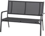 Siena Garden Bank Tesoro 2-Sitzer Alu 68 cm x 138,5 cm x 97 cm Anthrazit Matt