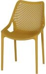 Siena Garden Stapelstuhl District mit Armlehnen Mustard
