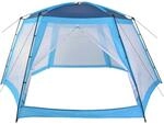 vidaXL Pool-Zelt 590x520x250 cm Blau 91575