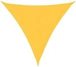 vidaXL Sonnensegel Oxford-Gewebe Dreieckig 4,5x4,5x4,5 m Gelb 135618
