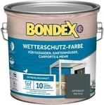 Bondex Wetterschutz-Farbe RAL 7016 Anthrazit 2,5,