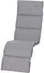 Siena Garden Relaxauflage Stella 170 cm x 48 cm x 6 cm Silber