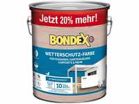 Bondex Wetterschutz-Farbe Weiß - 3 l ausreichend für ca. 27 m2
