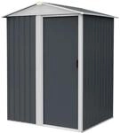 Home Deluxe Ger&auml;teschuppen Bohio S 151 cm x 131 cm x 189 cm Anthrazit