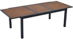 Merxx Gartentisch Rechteckig ausziehbar Holz 100 cm x 180 cm