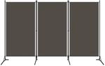 vidaXL 3 Tlg Raumteiler Anthrazit 260x180 cm 320733