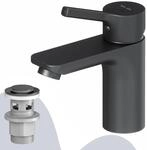 AM.PM Waschtischarmatur mit Klick-Ablauf, Wasserhahn, Waschbecken Armatur,