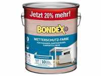 Bondex Wetterschutz-Farbe RAL 7038 Achatgrau - 3 l ausreichend für ca. 27 m2