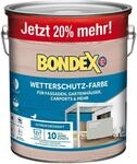 Bondex Wetterschutz-Farbe RAL 7038 Achatgrau - 3, ausreichend f&uuml;r ca. 27 m&sup2;