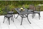 Merxx Gartenm&ouml;bel-Set Rhodos 9-teilig 140 cm x 80 cm
