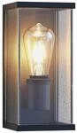 Lindby Wandleuchte Au&szlig;en Susanne 9947001 Spritzwassergesch&uuml;tzt Modern in Schwarz