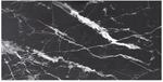 vidaXL Tischplatte Schwarz 100x50 cm 6 mm Hartglas in Marmoroptik 322274