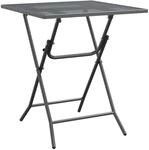 vidaXL Gartentisch 60x60x72 cm Streckmetall Anthrazit 317344