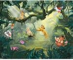 Komar Vliesfototapete Lion King Hakuna Matata 350 cm x 280 cm