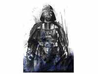 Komar Vliesfototapete Star Wars Watercolor Vader 200 cm x 280 cm