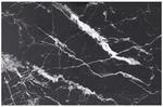 vidaXL Tischplatte Schwarz 100x62 cm 8 mm Hartglas in Marmoroptik 322275