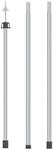 vidaXL Teleskop-Tarpstange 102-260 cm Aluminium 315218