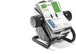 Durable Rollkartei Visifix f&uuml;r 400 Visitenkarten Register A-Z Schwarz
