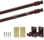Bestlivings Cafehausstangen Braun 50 bis 75 cm