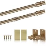 Bestlivings Cafehausstangen Matt Gold 125 bis 225 cm