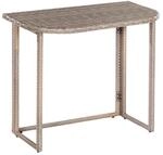 Merxx Eckbank mit Klapptisch 90 x 50 cm Stahl/Kunststoffgeflecht