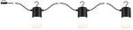 Paulmann LED-Lichterkette Plug & Shine Tubs IP44 3000 K 3 x 2 W Anthrazit